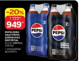 Auchan PEPSI ZERO VAGY PEPSI SZÉNSAVAS ÜDÍTŐITAL ajánlat