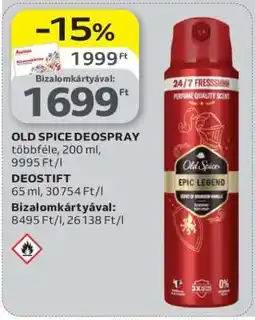 Auchan OLD SPICE DEOSPRAY ajánlat