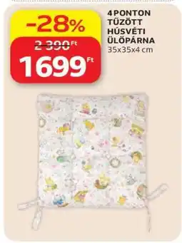 Auchan 4 PONTON TŰZÖTT HÚSVÉTI ÜLŐPÁRNA ajánlat