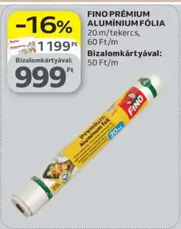 Auchan FINO PREMIUM ALUMÍNIUM FÓLIA ajánlat