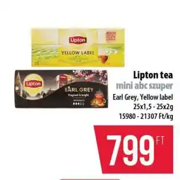 Coop Lipton tea mini abc szuper ajánlat