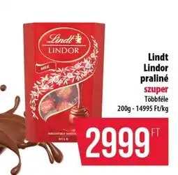 Coop Lindt Lindor praliné ajánlat