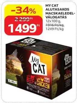 Auchan MY CAT ALUTASAKOS MACSKAELEDEL-VÁLOGATÁS ajánlat