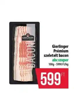 Coop Gierlinger prémium szeletelt bacon ajánlat