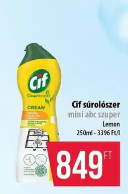 Coop Cif súrolószer mini abc szuper ajánlat