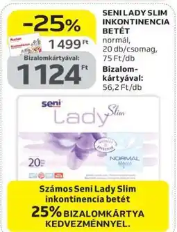 Auchan SENI LADY SLIM INKONTINENCIA BETÉT ajánlat