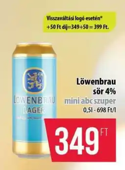Coop Löwenbrau sör 4% ajánlat