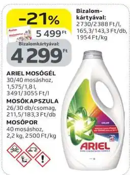 Auchan ARIEL MOSÓGÉL ajánlat