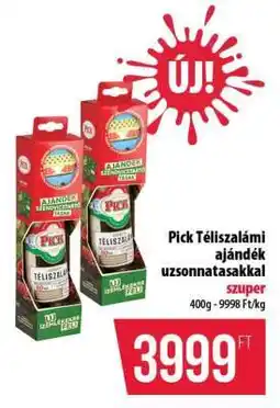 Coop Pick Téliszalámi ajándék uzsonnatasakkal ajánlat