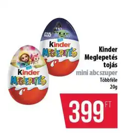 Coop KINDER MEGLEPETÉS TOJÁS ajánlat