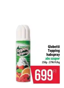 Coop Globetti Topping habspray ajánlat