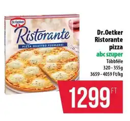 Coop DR. OETKER Ristorante pizza ajánlat