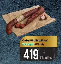 Coop Csabai füstölt kolbász ajánlat