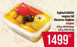 Coop Sajttal töltött vegyes tál fűszeres olajban ajánlat