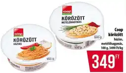 Coop Coop körözött házias, metélőhagymás ajánlat