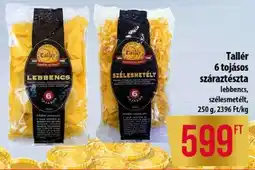 Coop Tallér 6 tojásos száraztészta ajánlat