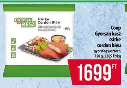 Coop Coop GYORSAN KÉSZ Csirke Cordon Bleu ajánlat