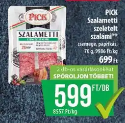 Coop PICK Szalametti szeletelt szalámi ajánlat
