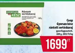 Coop Coop GYORSAN KÉSZ rántott sertéskaraj ajánlat