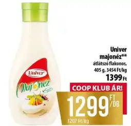 Coop UNIVER﻿﻿ Majonéz ajánlat