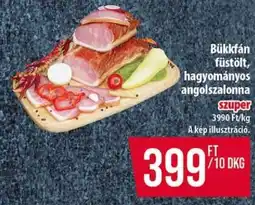 Coop Bükkfán füstölt, hagyományos angolszalonna ajánlat