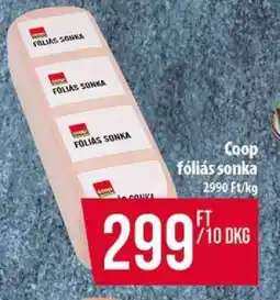 Coop Coop fóliás sonka ajánlat