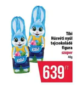 Coop Tibi Húsvéti nyúl tejcsokoládé figura ajánlat