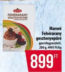 Coop Maroni Fehérarany gesztenyepüré ajánlat