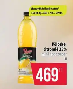 Coop Pölöskei citromlé 25% ajánlat