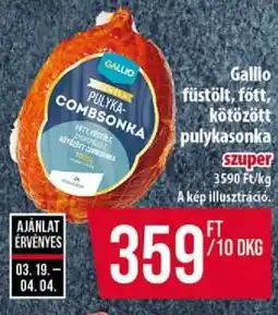 Coop Gallio füstölt, főtt, kötözött pulykasonka ajánlat