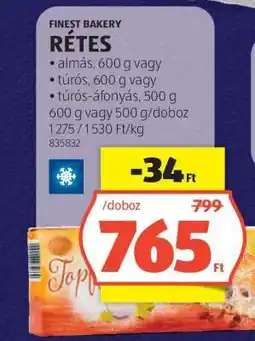 ALDI Rétes ajánlat