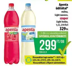 Coop Apenta+ üdítőital ajánlat