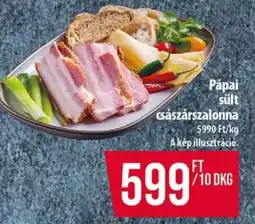 Coop Pápai sült császárszalonna ajánlat