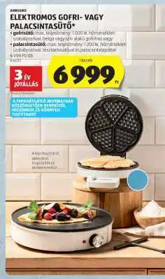 ALDI Elektromos gofri- vagy palacsintasütő ajánlat
