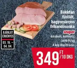 Coop Bükkfán füstölt, hagyományos frikandósonka ajánlat