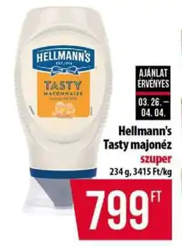 Coop Hellmann's Tasty majonéz ajánlat