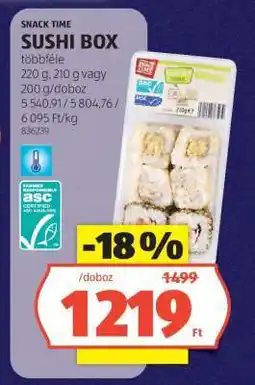 ALDI Sushi box ajánlat