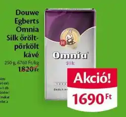 EcoFamily Douwe Egberts Omnia Silk őrölt-pörkölt kávé ajánlat