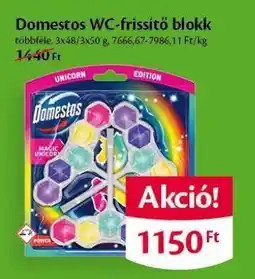 EcoFamily Domestos WC-frissítő blokk ajánlat