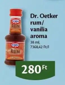 EcoFamily Dr. Oetker rum/vanília aroma ajánlat