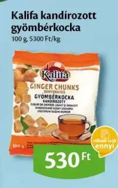 EcoFamily Kalifa kandírozott gyömbérkocka ajánlat