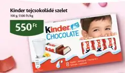 EcoFamily Kinder tejcsokoládé szelet ajánlat