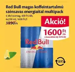 EcoFamily Red Bull magas koffeintartalmú szénsavas energiaital multipack ajánlat
