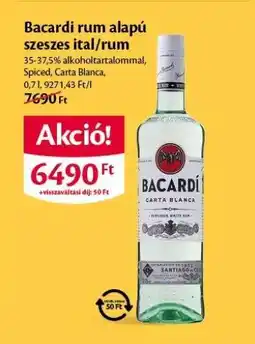 EcoFamily Bacardi rum alapú szeszes ital/rum ajánlat