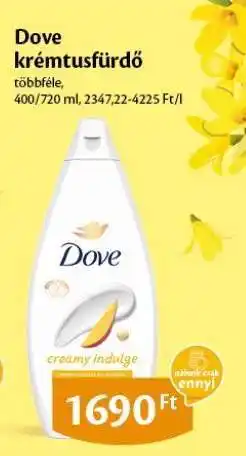 EcoFamily DOVE Krémtusfürdő ajánlat