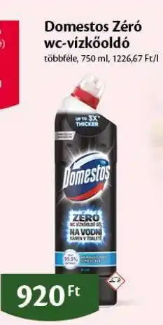 EcoFamily Domestos Zéró WC vízkőoldó ajánlat