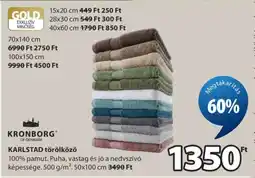 JYSK KARLSTAD törölköző ajánlat