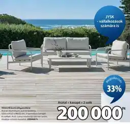 JYSK Asztal + kanapé + 2 szék ajánlat