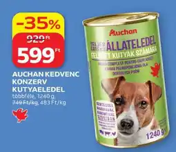 Auchan AUCHAN KEDVENC KONZERV KUTYAELEDEL ajánlat