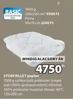 JYSK STORFJELLET paplan ajánlat